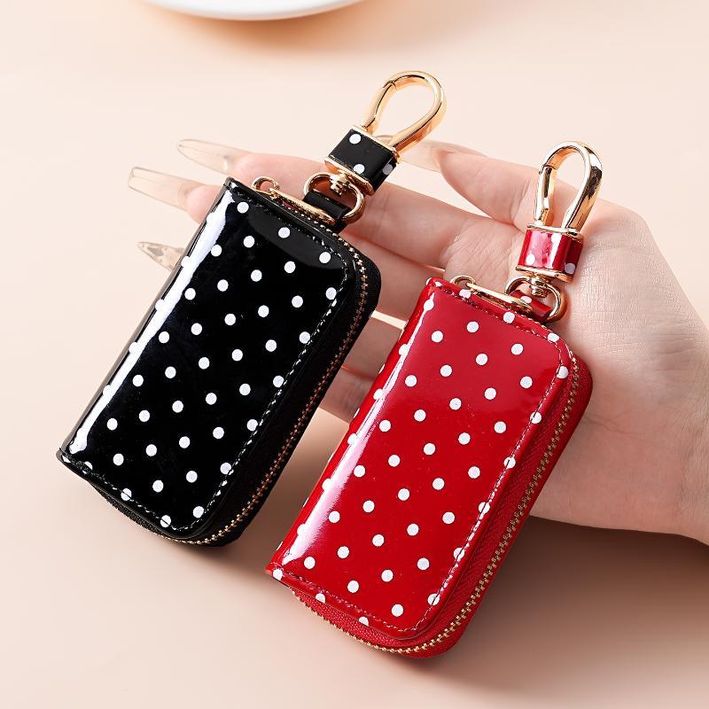 Car Accessories In Store - Кошелек для ключей из глянцевой лакированной