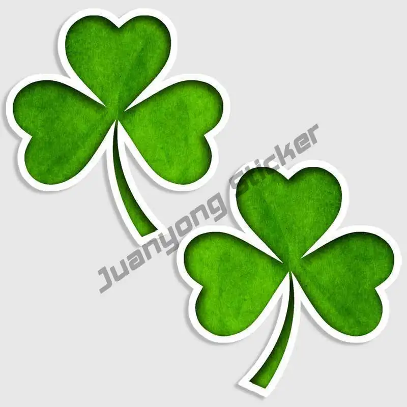 Car Accessories Ireland - 2 шт., наклейка с ирландским трилистником