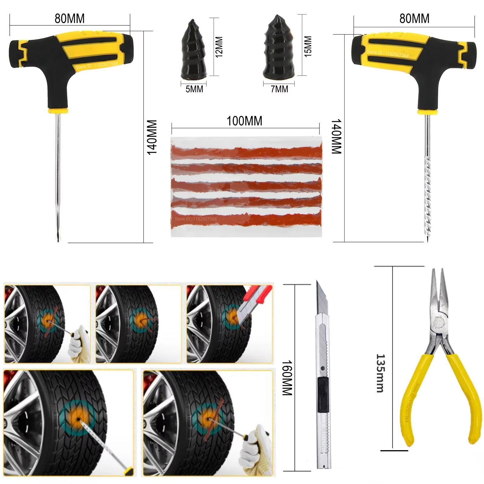 Новый комплект для ремонта авт – обзор и цена Car Emergency Tool Kit