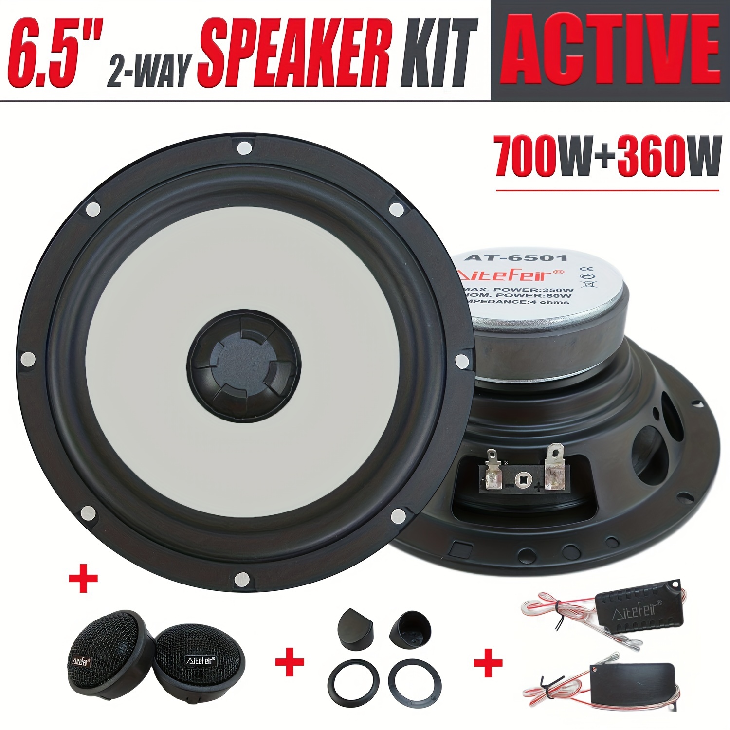 Комплект из 4-х 2-полосных авт – обзор и цена Car Accessories Sound System