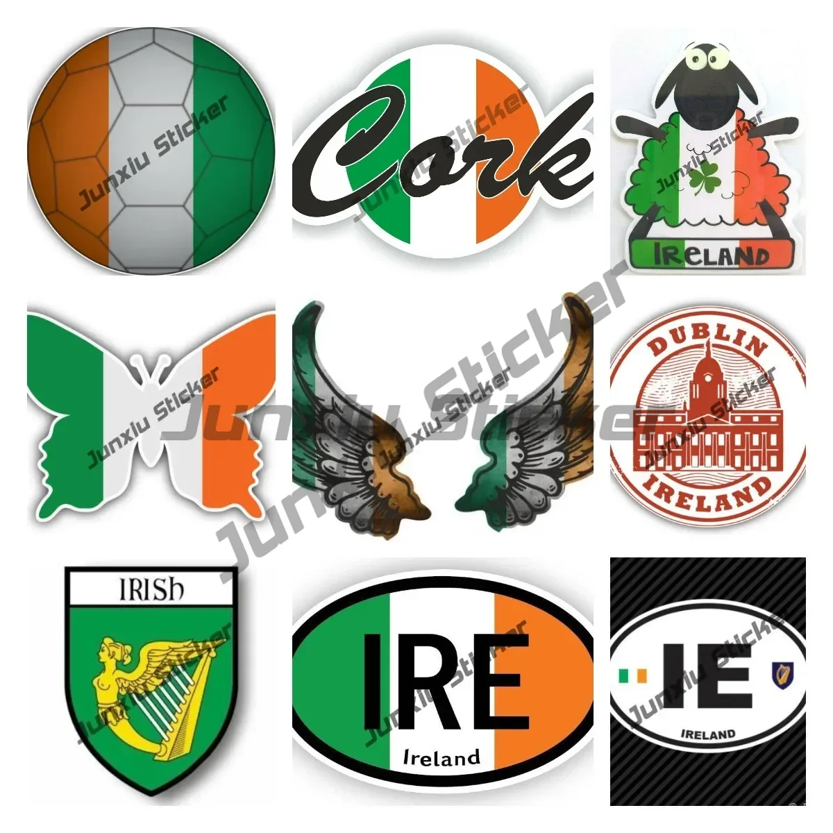 Флаг Ирландии, крылья, креатив – обзор и цена Car Accessories Ireland