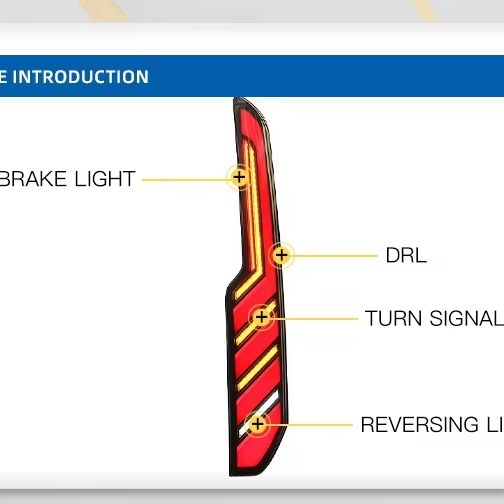 Задний фонарь YU GUANG LED для – обзор и цена Car Accessories Rear