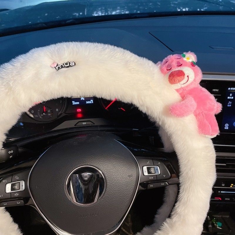 Новый плюшевый чехол на руль L – обзор и цена Car Accessories For Winter
